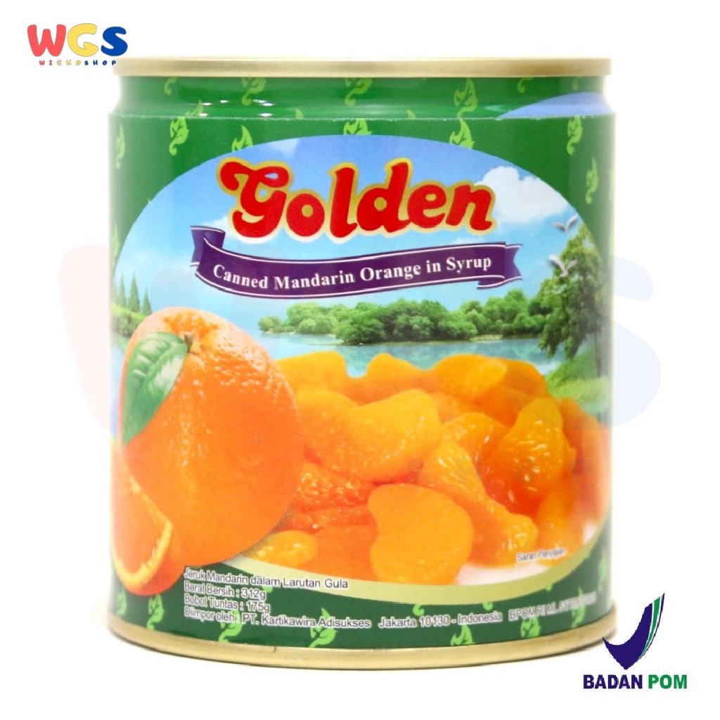 Golden Canned Premium Mandarin Orange in Syrup 312g