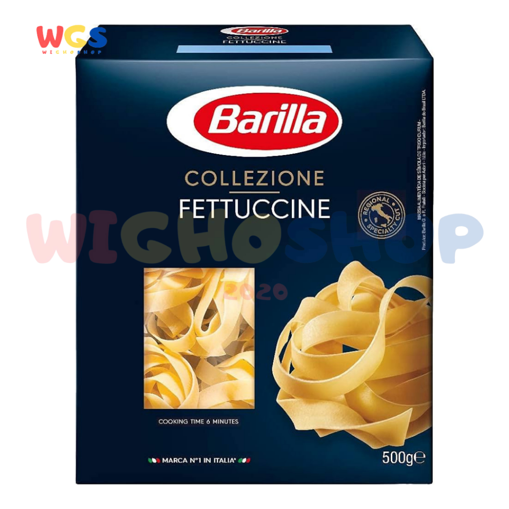 Barilla Collezione Fettuccine Pasta 500g – Pasta Premium Gandum Durum dari Italia