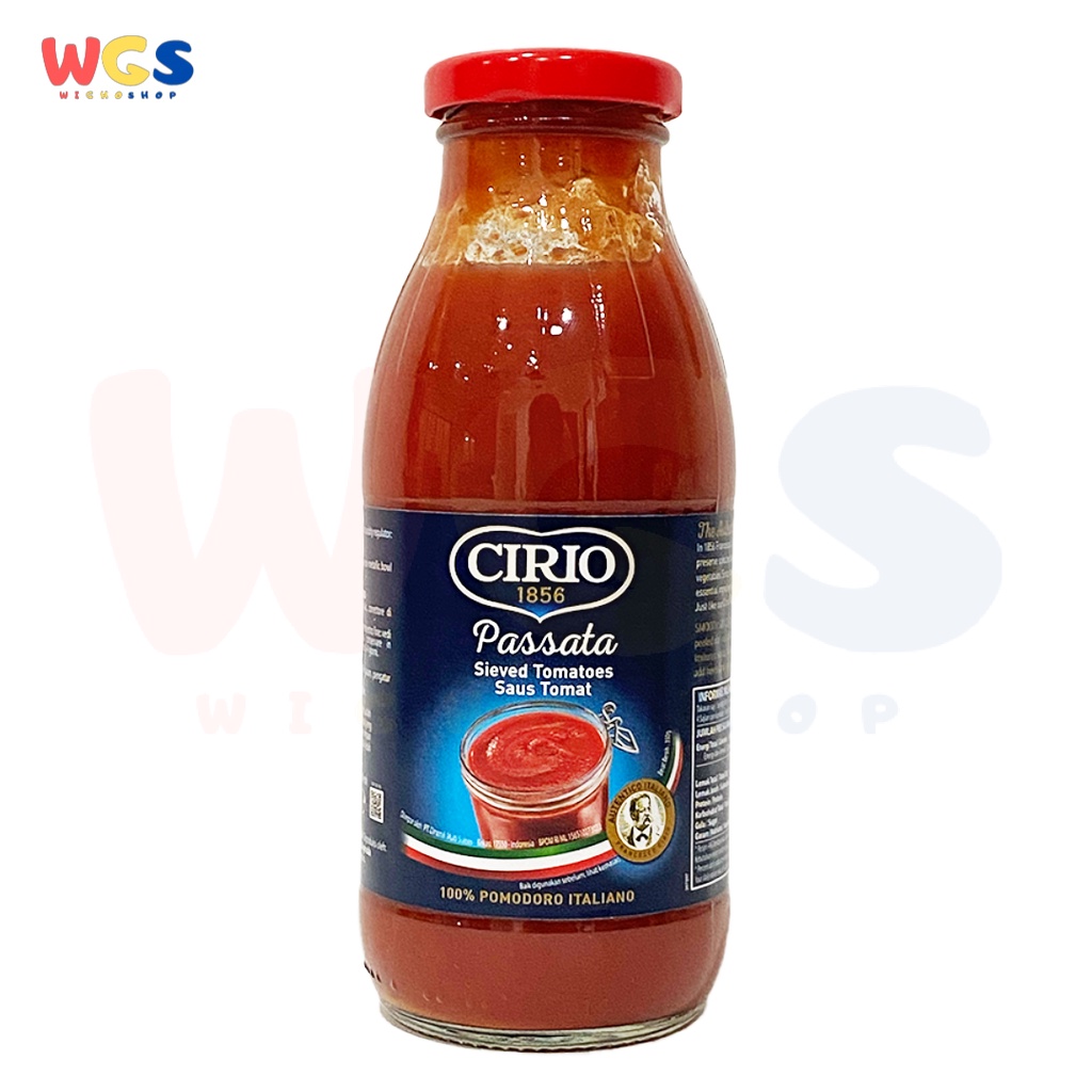 Cirio Passata Steved Tomatoes 350 gr - Sauce Tomat
