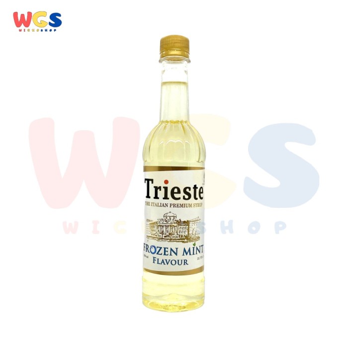 Trieste Syrup Frozen Mint Premium Flavor 650 ml - HALAL MUI