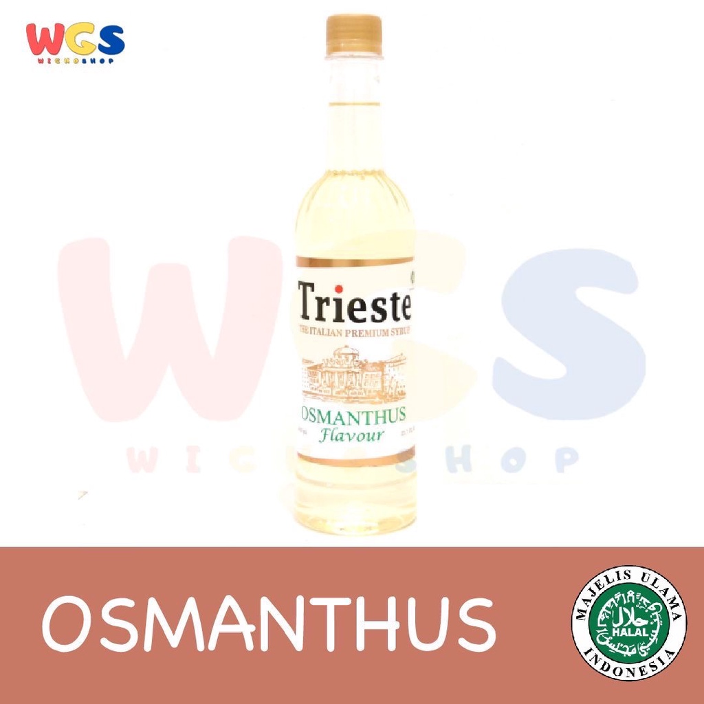 Trieste Syrup Osmanthus Premium Flavor 650 ml - HALAL MUI