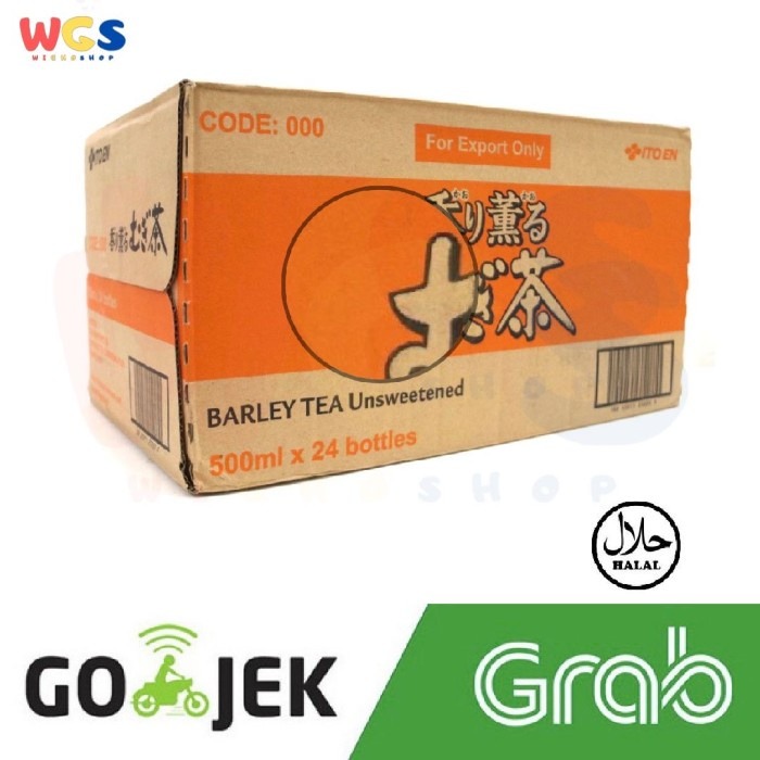 Ito En Unsweetened Barley Tea No Sugar 24 btl x 500ml - Khusus Gojek & Grab
