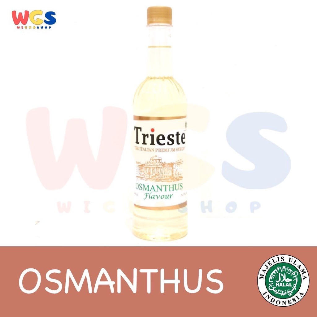 Trieste Syrup Osmanthus Premium Flavor 650 ml - HALAL MUI