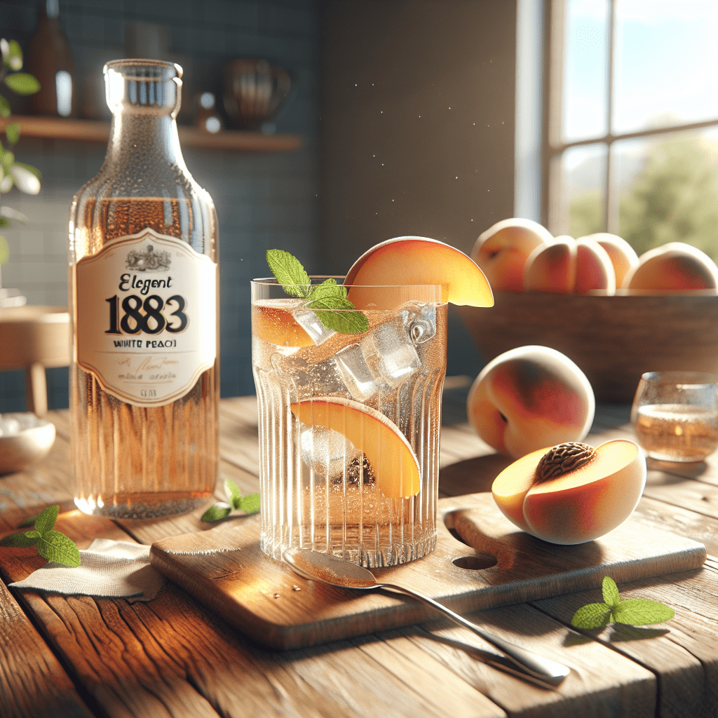 Syrup White Peach Terbaik 1883 untuk Minuman Segar Anda