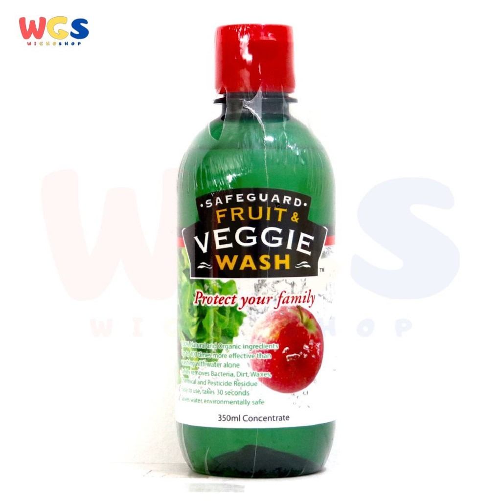 Safeguard Fruit & Veggie Wash 350ml – Pembersih Alami Buah & Sayur, Bebas Bakteri & Pestisida