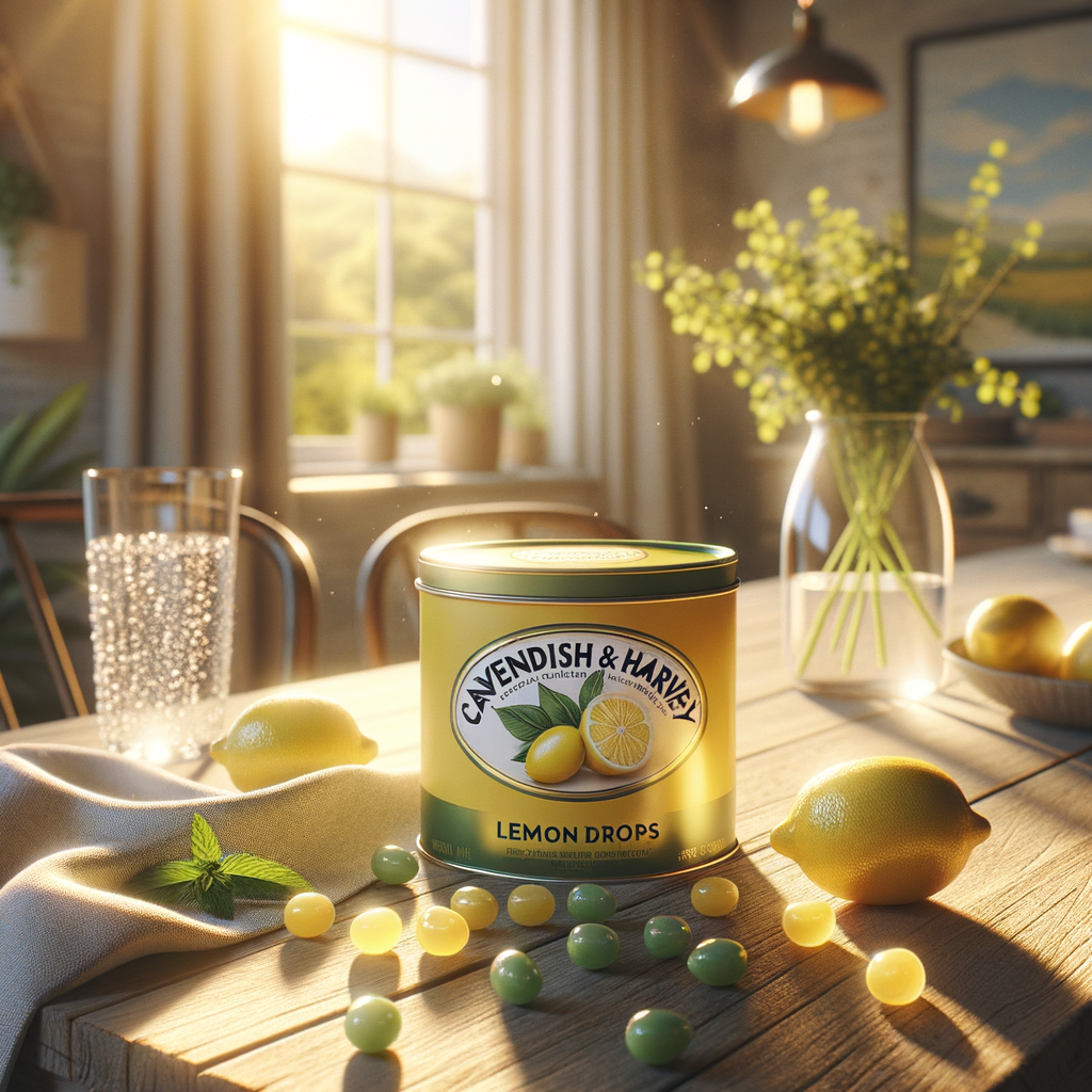 Cavendish & Harvey Permen Lemon Asam Segar 200g