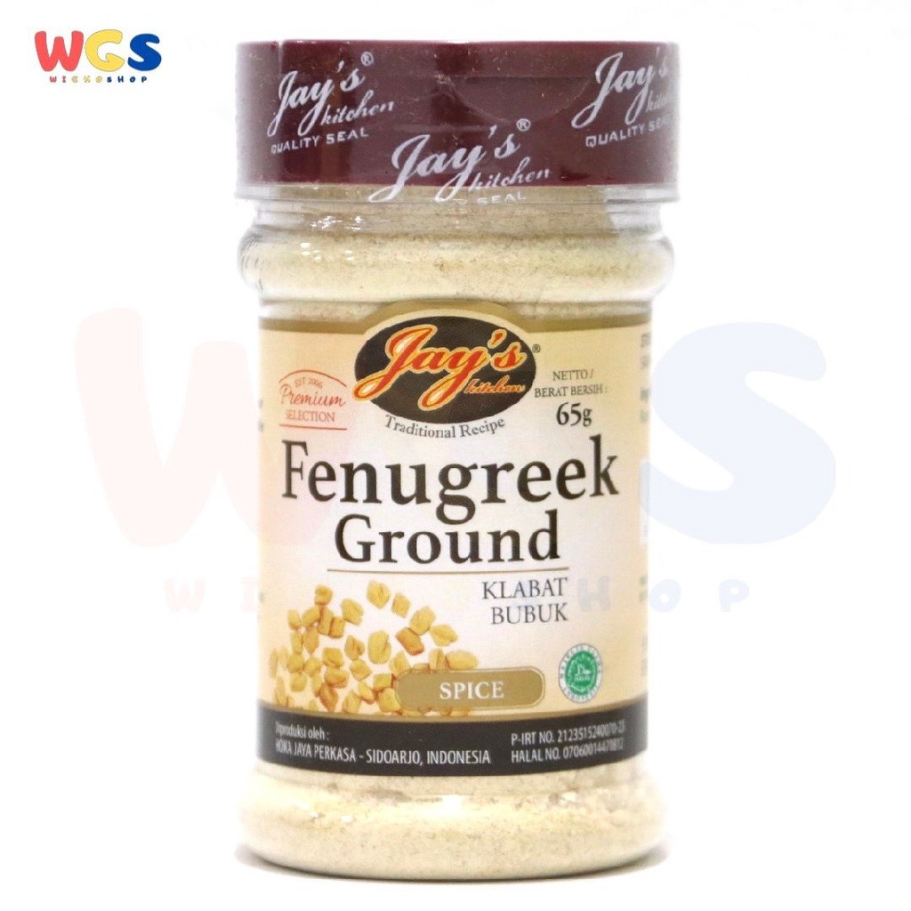 Jay's Kitchen Jays Fenugreek Ground 65 gr - Bubuk Klabat