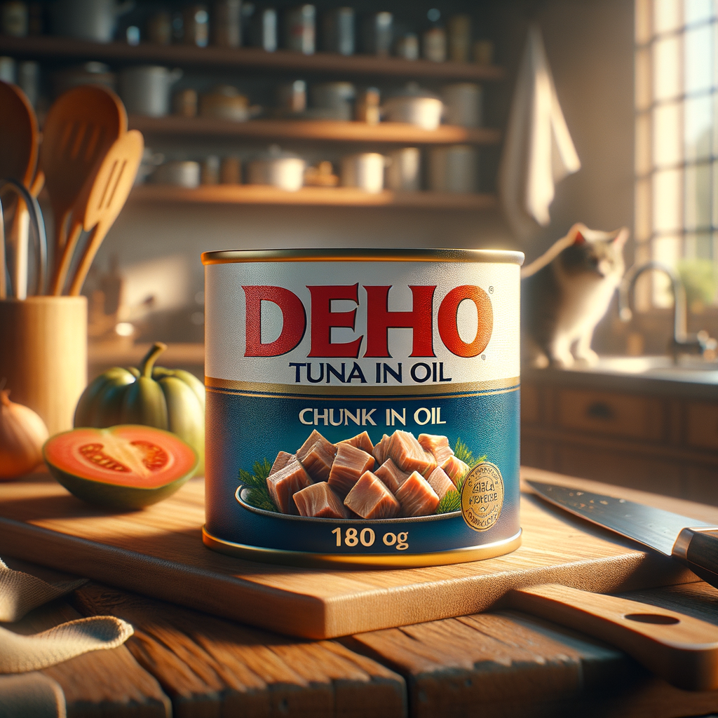 Promo DEHO Tuna Chunk in Oil 180g - Ikan Tuna Kaleng di Wighoshop
