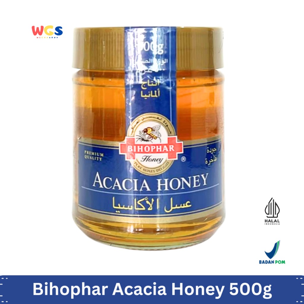 Bihophar Acacia Honey 500g – Madu Murni Berkualitas Tinggi dari Jerman