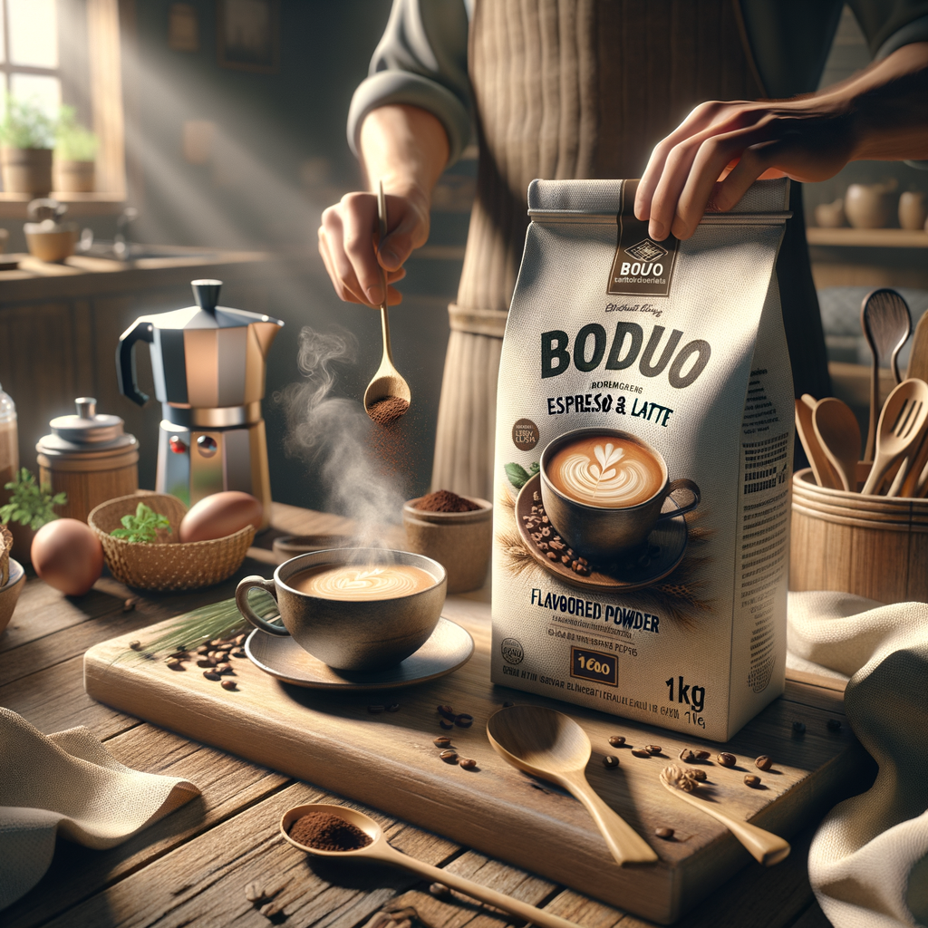 Promo BODUO Espresso & Latte Flavored Powder 1kg – Bubuk Rasa Kopi Espresso dan Latte Premium di Wighoshop
