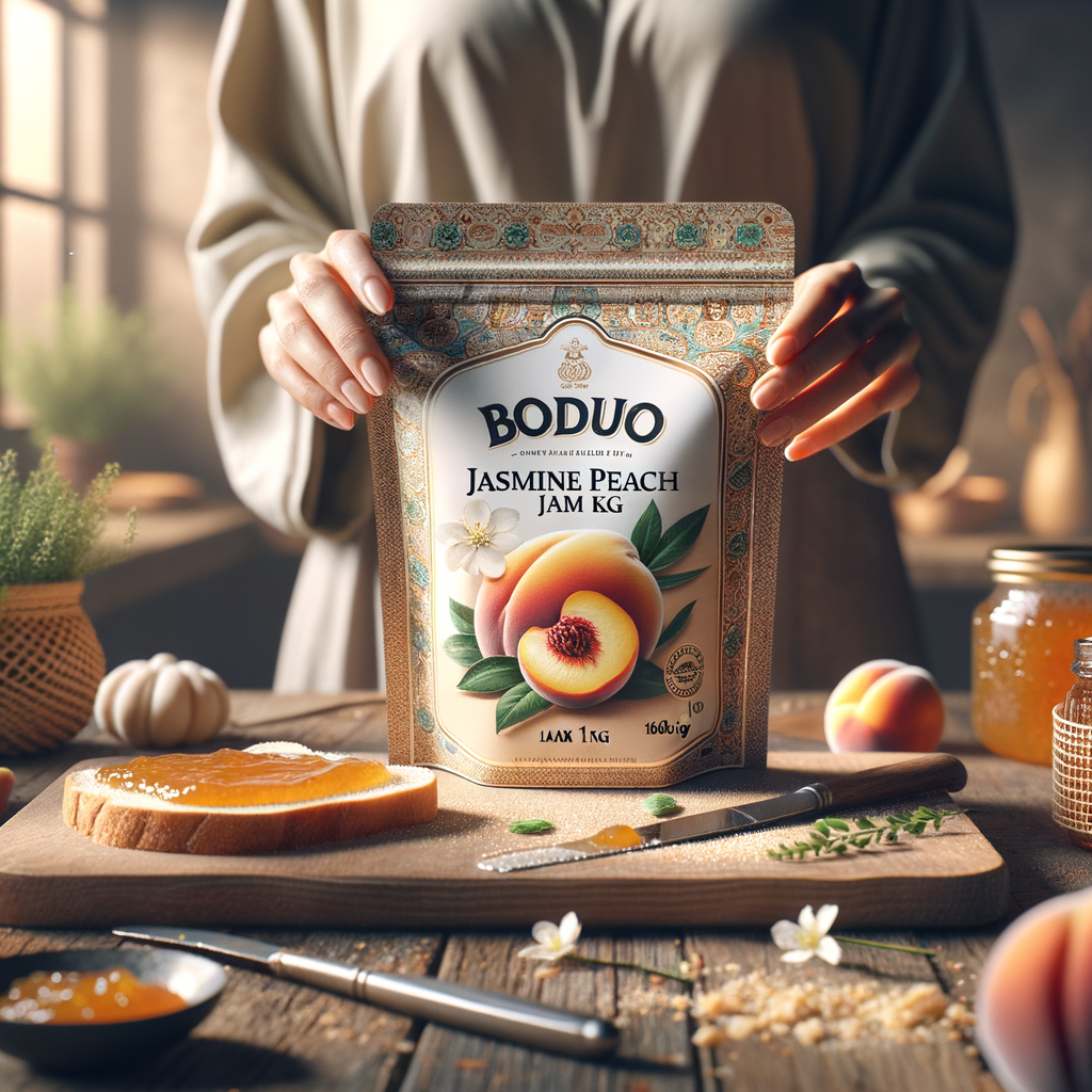 Promo BODUO Jasmine Peach Jam 1kg – Selai Melati & Persik untuk Minuman Kekinian di Wighoshop