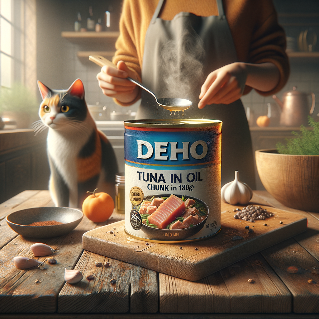 Promo DEHO Tuna Chunk in Oil 180g - Ikan Tuna Kaleng di Wighoshop