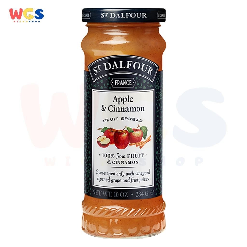 Selai St. Dalfour Apple & Cinnamon All Natural 100% Fruit 284 gr