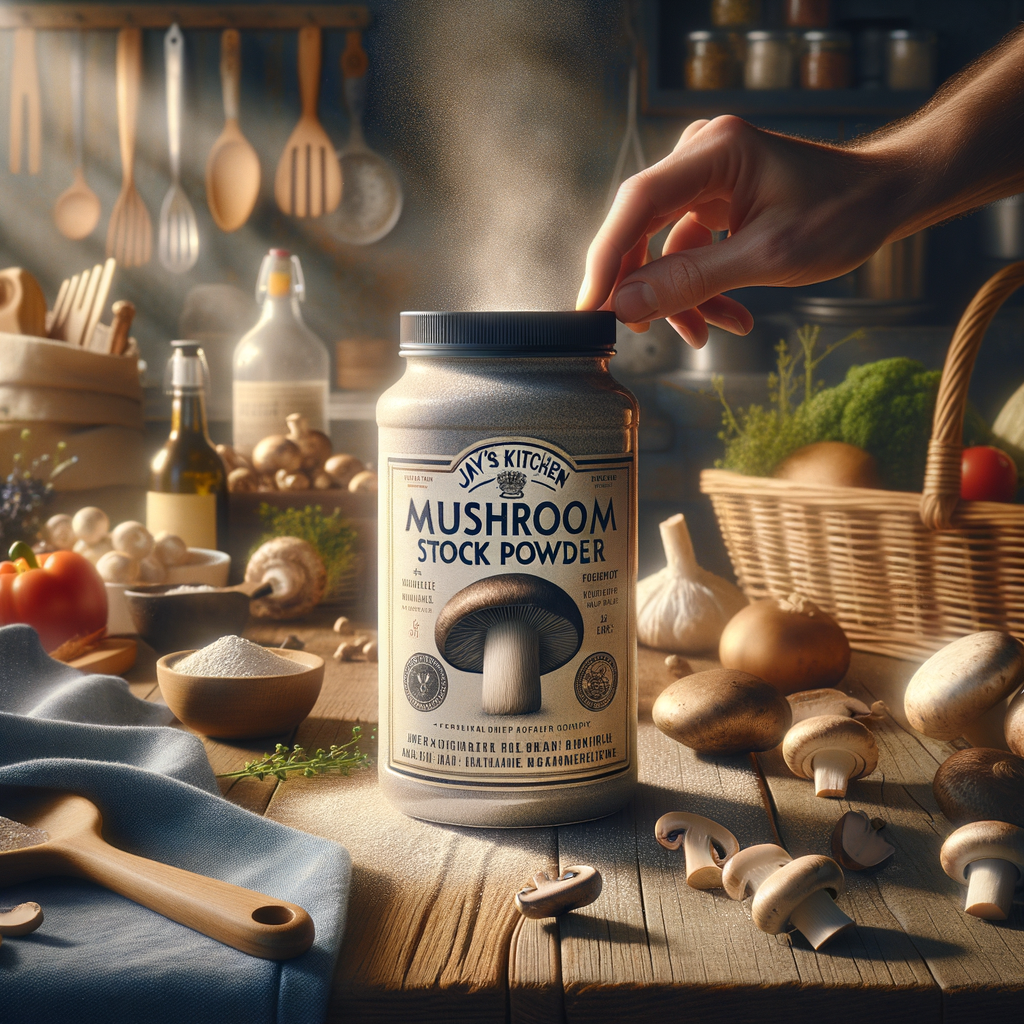 Promo Jay's Kitchen Mushroom Stock Powder 200g - Bumbu Kaldu Jamur Bubuk di Wighoshop