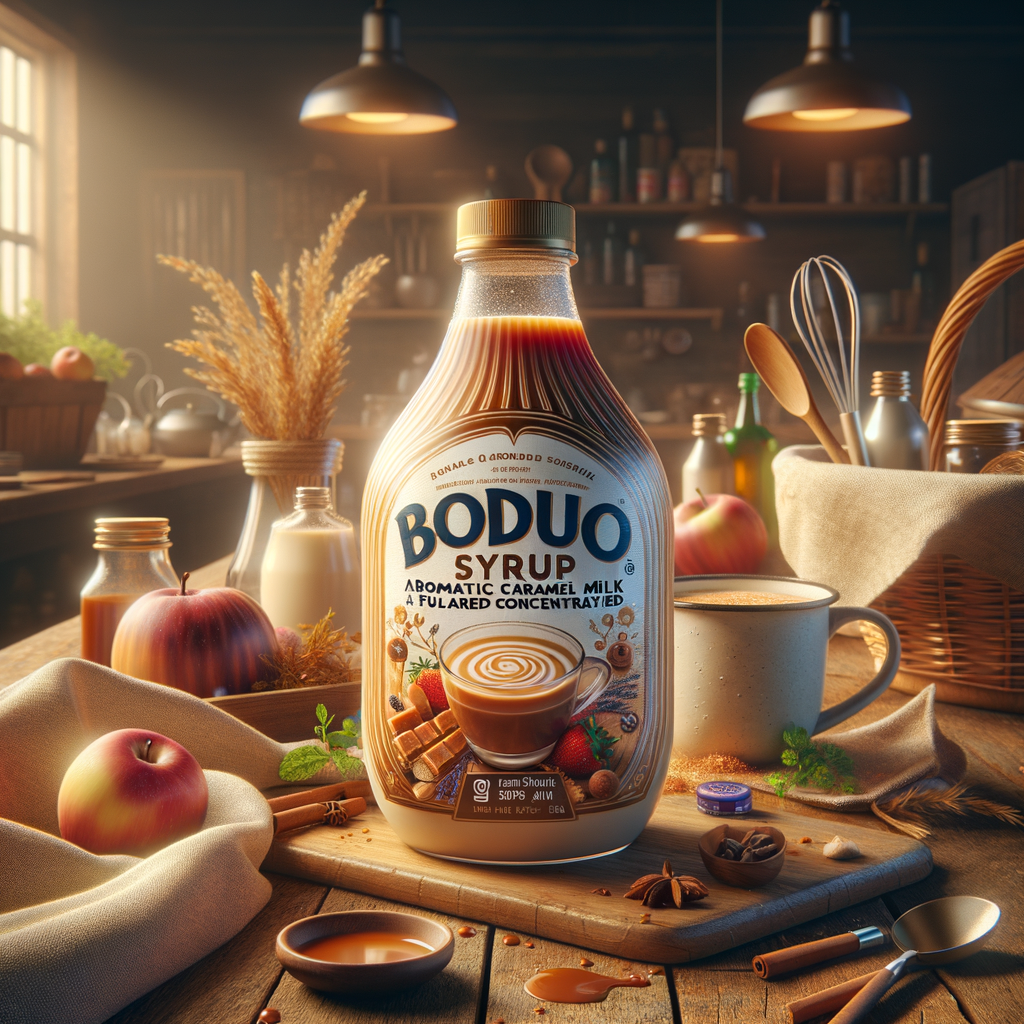 Promo BODUO Syrup Aromatic Caramel Milk Flavored Beverage (Concentrated) 2L - Halal & BPOM di Wighoshop