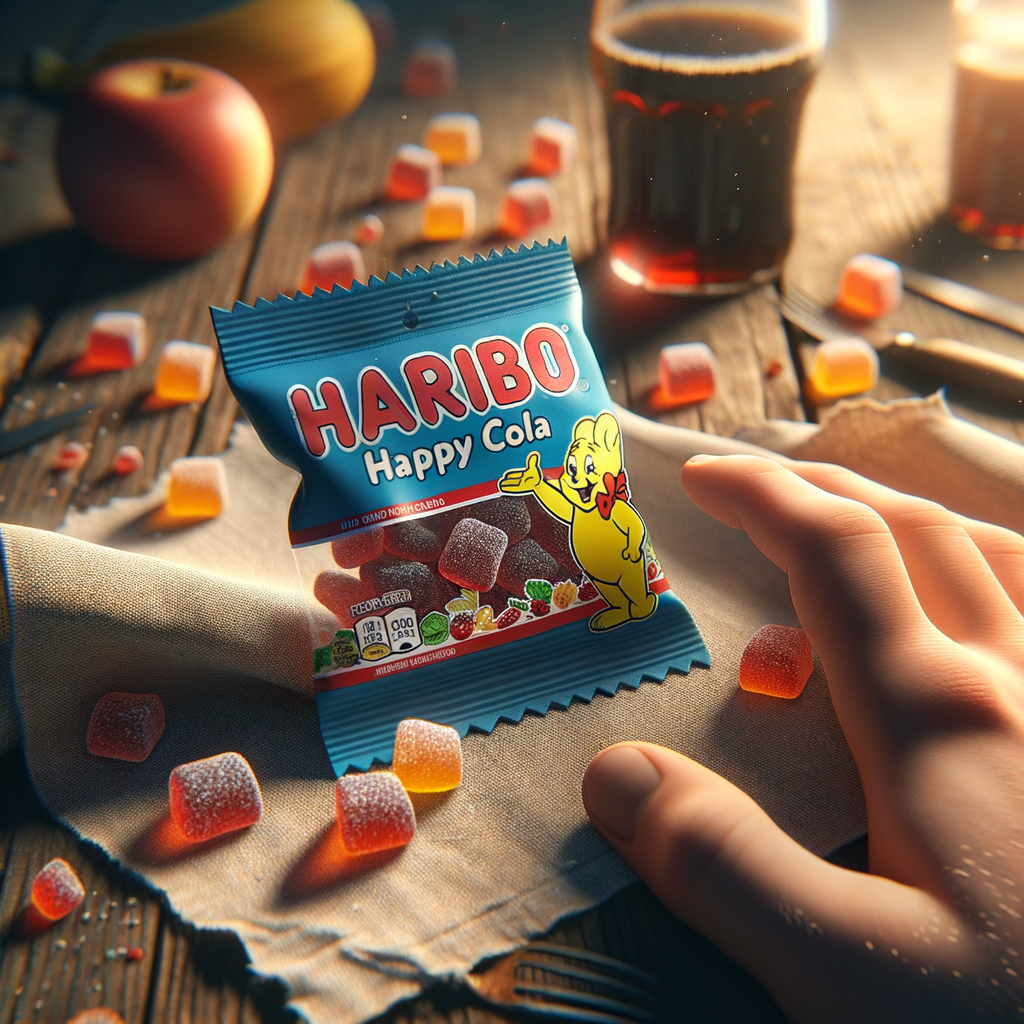 Promo HARIBO Happy Cola Gummy Candy 80g – Permen Jeli Bentuk Botol Rasa Cola di Wighoshop