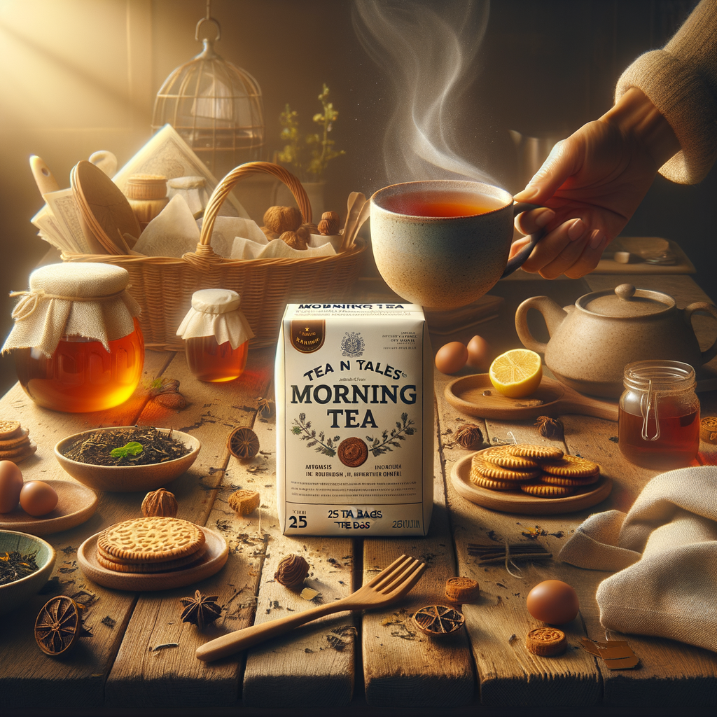 Promo Tea N Tales Morning Tea 25 Tea Bags - 50gr | Teh Hitam Premium Ringan dan Aromatik di Wighoshop