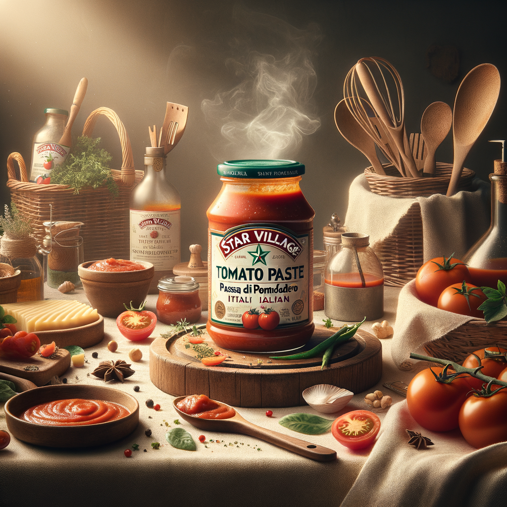Promo Star Village Tomato Paste Passata Di Pomodoro Italian 400g di Wighoshop