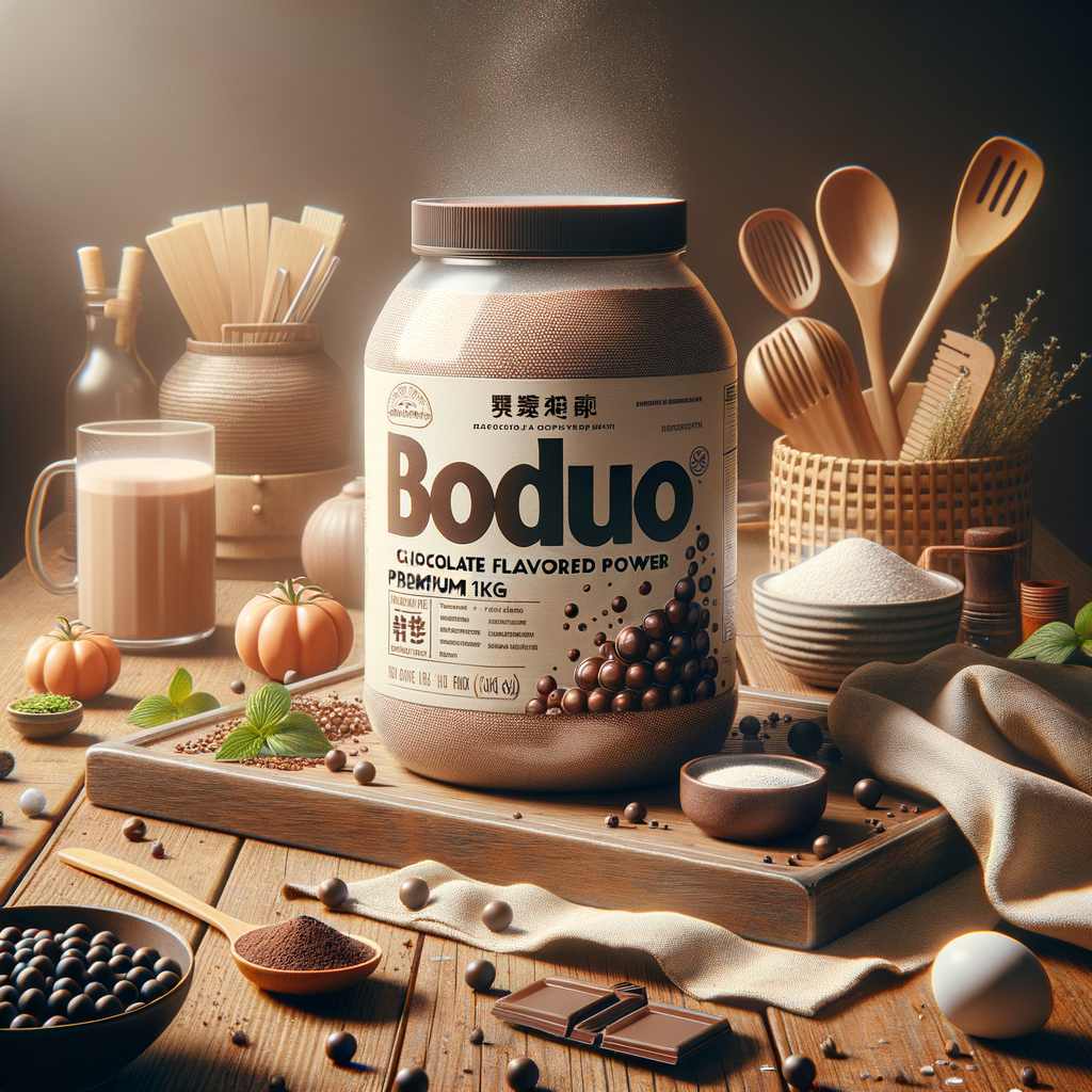 Promo BODUO Chocolate Flavored Powder Premium 1kg – Boba - Bubble Tea - Halal dan BPOM di Wighoshop