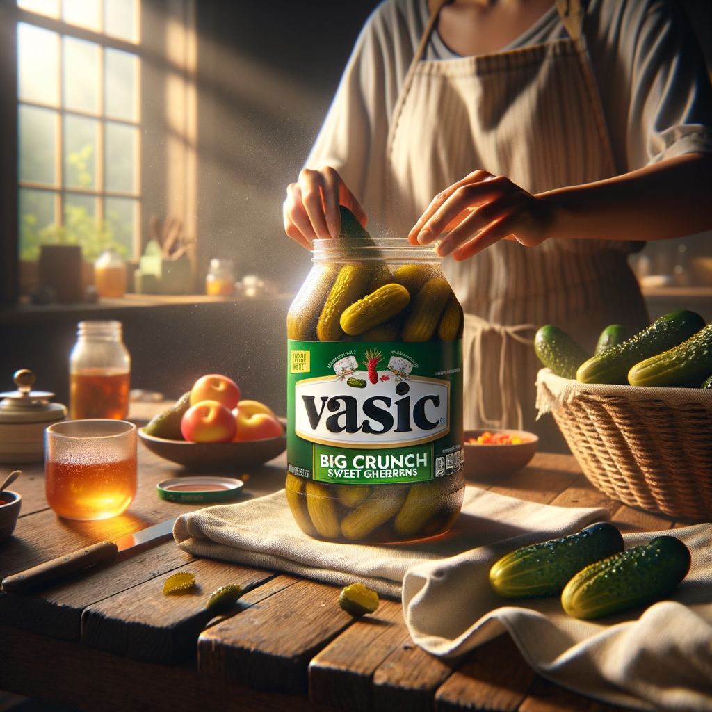 Promo vlasic Big Crunch Sweet Gherkins No Artificial 470ml di Wighoshop