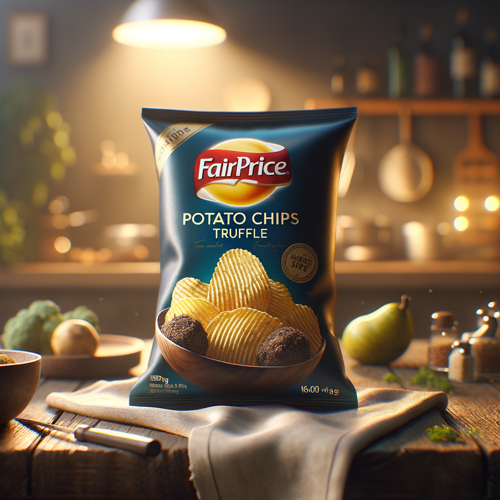 Promo FairPrice Potato Chips Truffle 60g – Keripik Kentang Renyah dengan Aroma Truffle Premium di Wighoshop