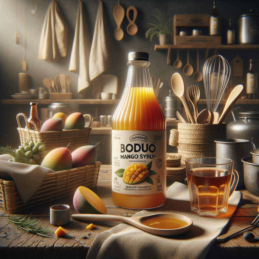 Promo BODUO Mango Syrup Flavored Beverage Concentrate 2L – Sirup Mangga Segar untuk Minuman Kekinian di Wighoshop