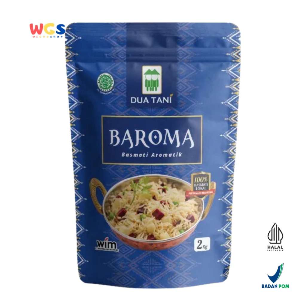 DUA TANI Baroma Beras Basmati Aromatik Indonesia 2kg