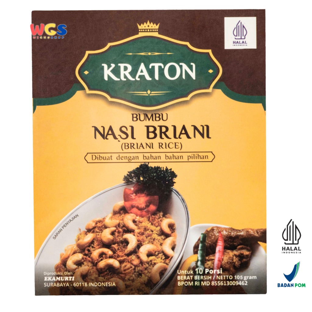 KRATON Bumbu Nasi Briani Bahan Pilihan 105g - Briani Rice