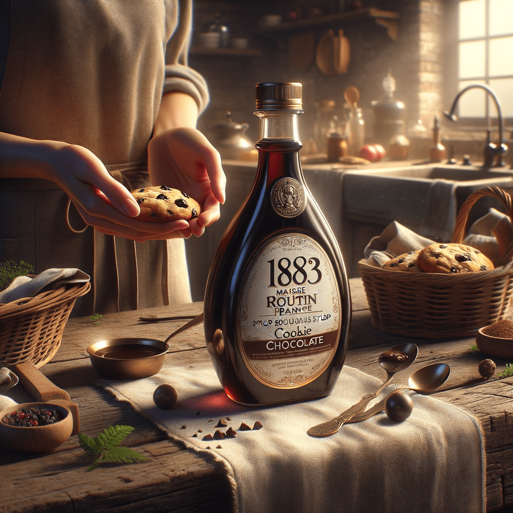 Promo 1883 Maison Routin France Syrup Cookie Chocolate Flavor 1 ltr - 33.8fl oz di Wighoshop