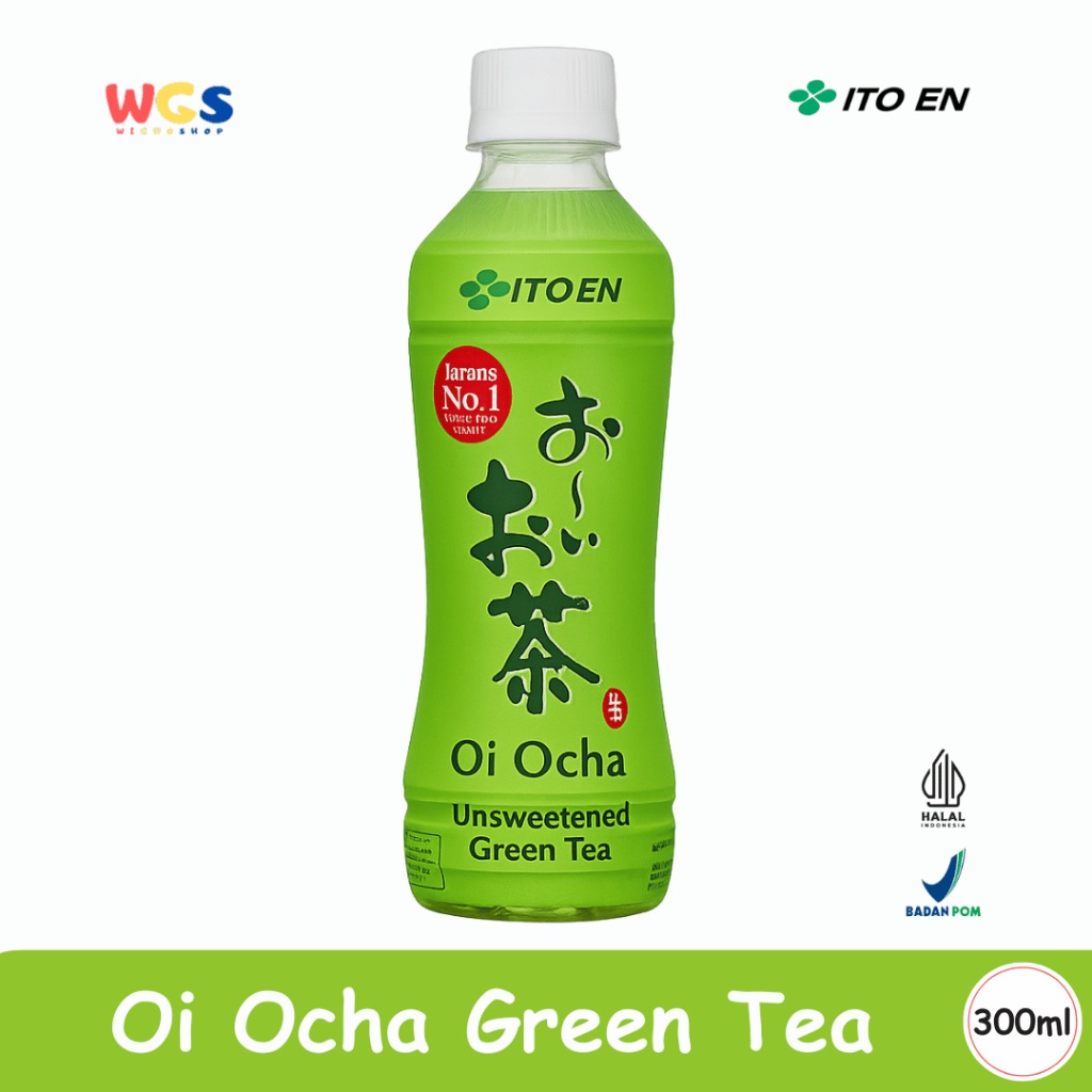 ITO EN Oi Ocha Unsweetened Green Tea 300mL – Teh Hijau Jepang Tanpa Gula, Segar & Alami