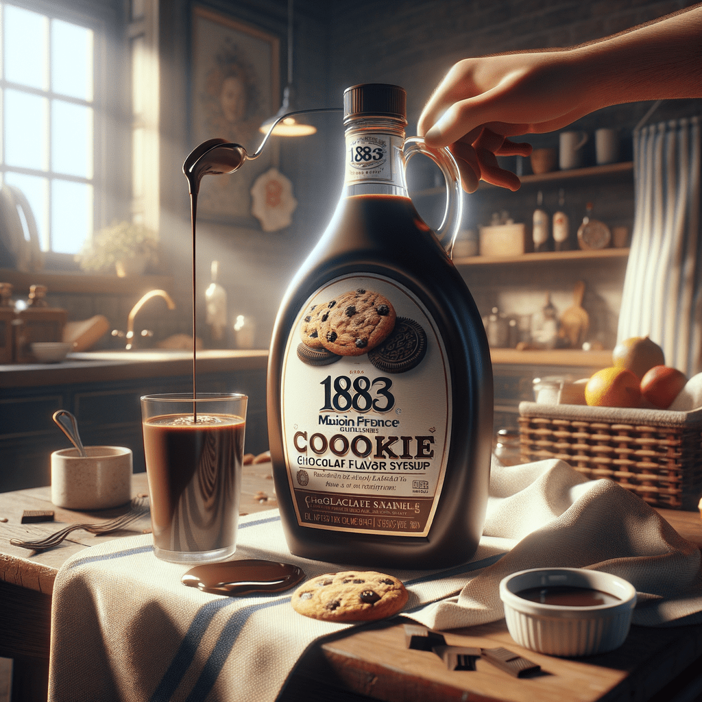 Promo 1883 Maison Routin France Syrup Cookie Chocolate Flavor 1 ltr - 33.8fl oz di Wighoshop