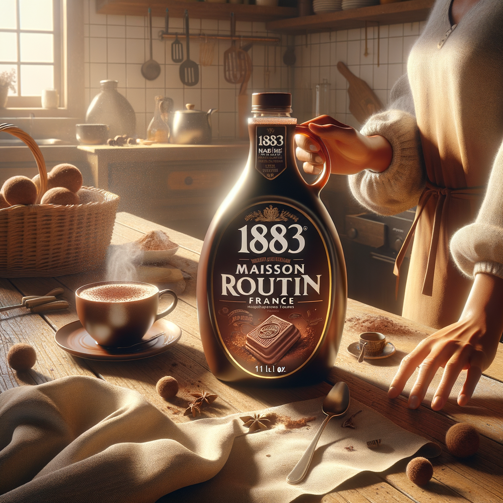 Promo 1883 Maison Routin France Syrup Cookie Chocolate Flavor 1 ltr - 33.8fl oz di Wighoshop