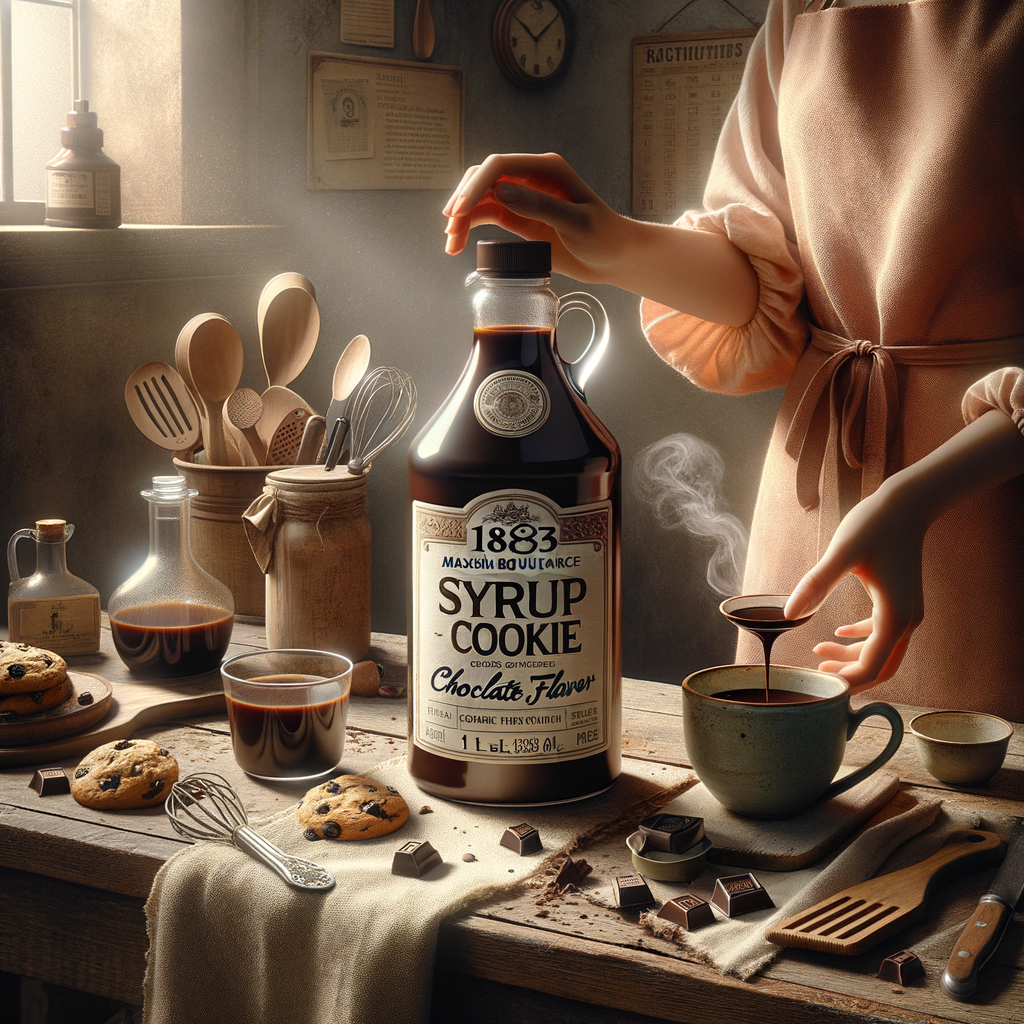 Promo 1883 Maison Routin France Syrup Cookie Chocolate Flavor 1 ltr - 33.8fl oz di Wighoshop
