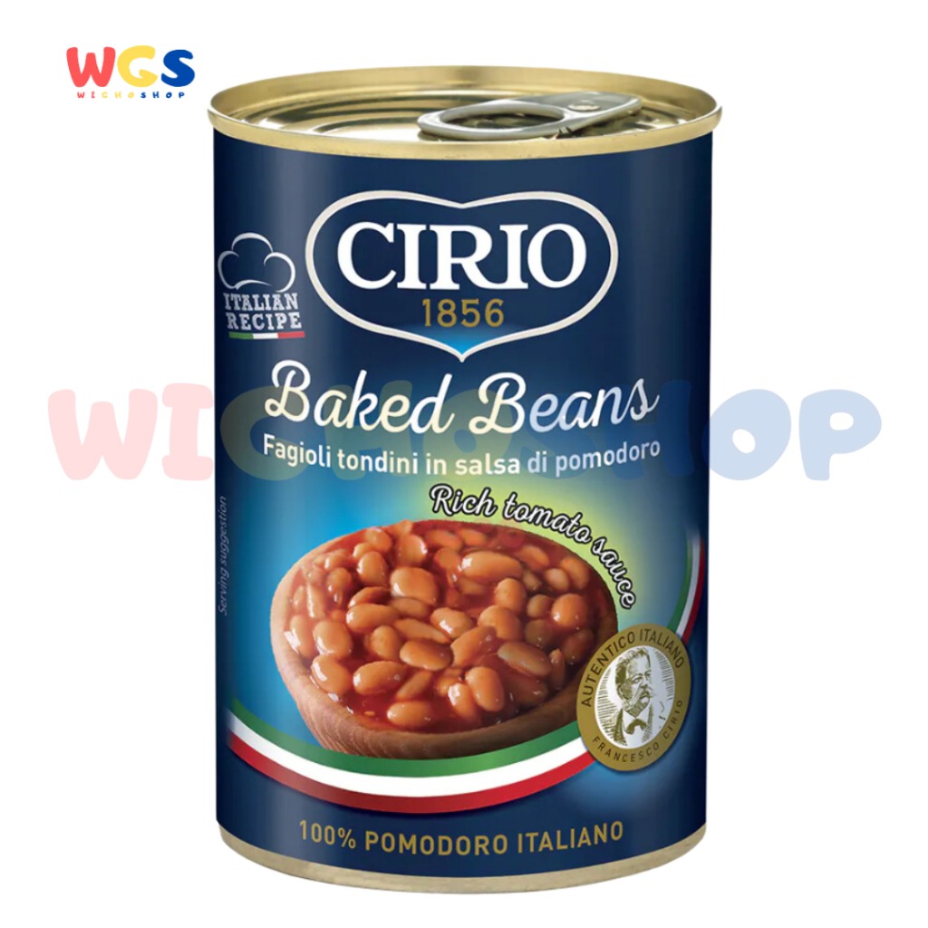 CIRIO Baked Beans in Tomatoes Sauce The Authentic Italian Taste 420g