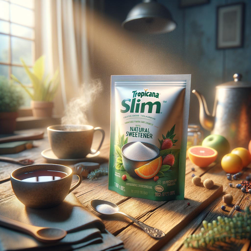 Promo Tropicana Slim Stevia Natural Sweetener 100 Sachets x 2.6g di Wighoshop