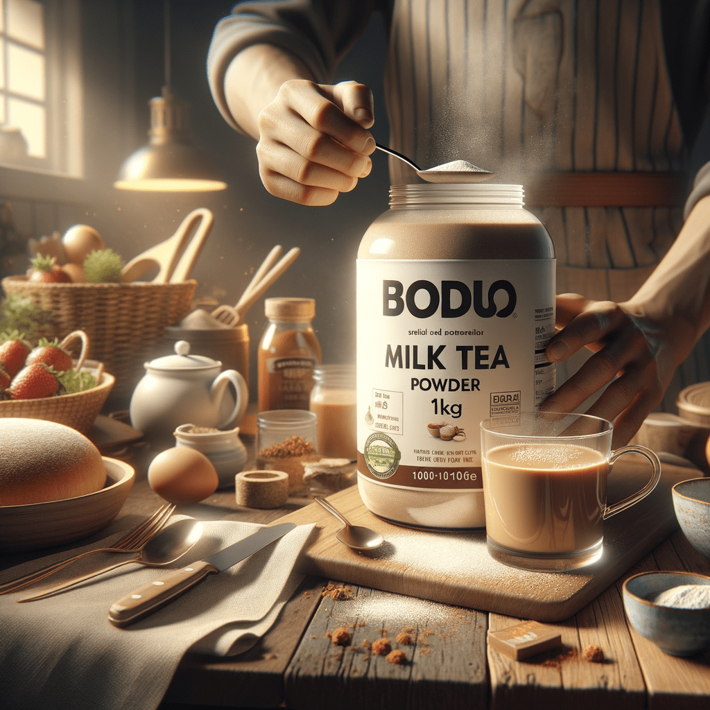 Promo BODUO Milk Tea Powder 1kg – Bubuk Minuman Milk Tea Creamy Ala Kafe Siap Seduh di Wighoshop