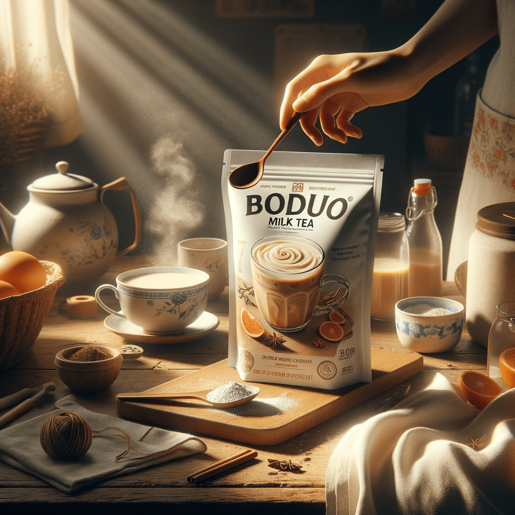 Promo BODUO Milk Tea Powder 1kg – Bubuk Minuman Milk Tea Creamy Ala Kafe Siap Seduh di Wighoshop