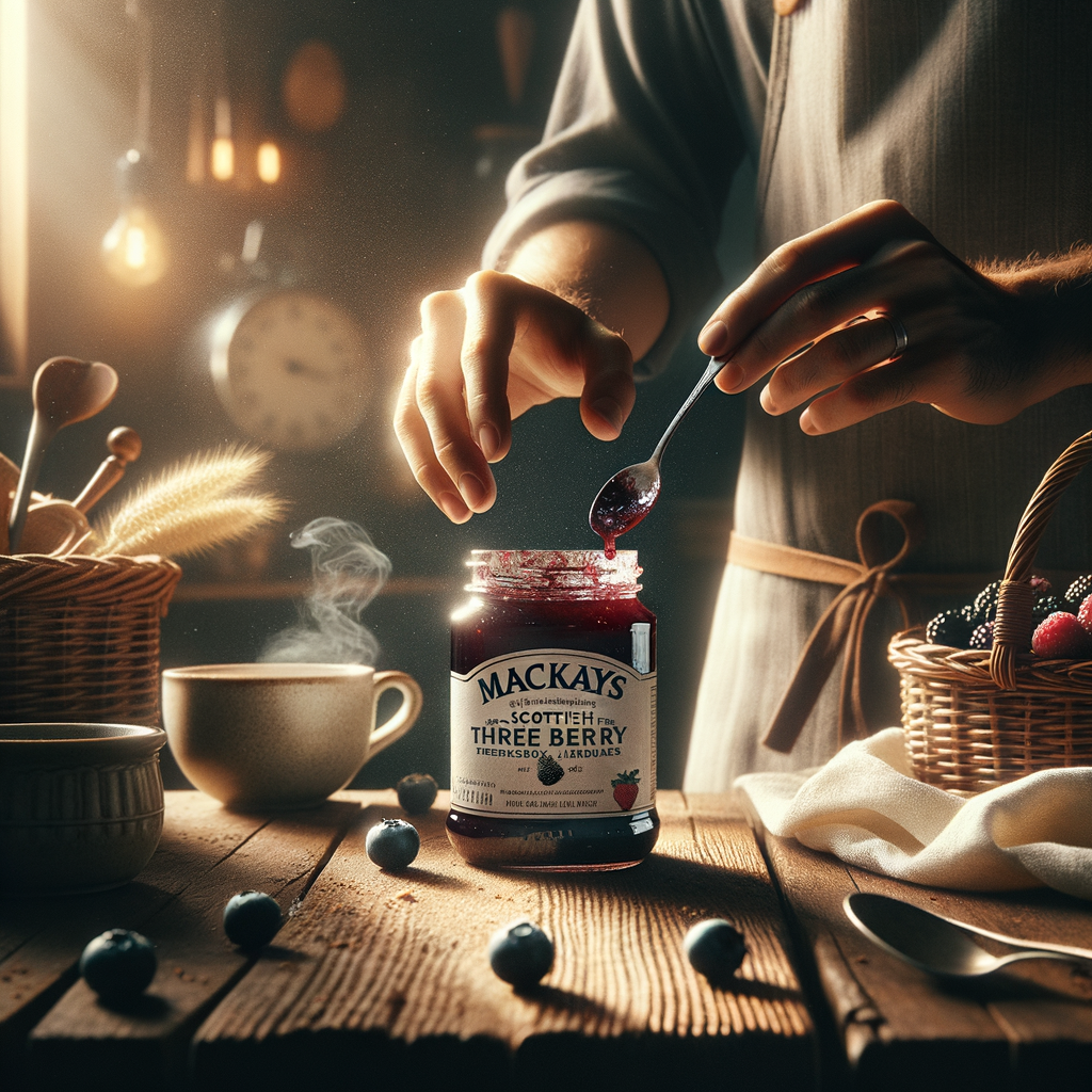 Promo Mackays Scottish Three Berry Preserve Jam 340g - Selai Buah di Wighoshop
