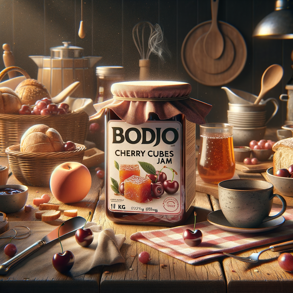 Promo BODUO Cherry Cubes Jam 1kg – Selai Ceri Premium untuk Minuman Kekinian dan Topping di Wighoshop