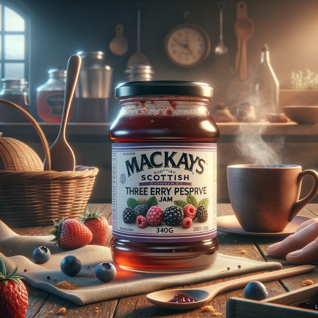 Promo Mackays Scottish Three Berry Preserve Jam 340g - Selai Buah di Wighoshop