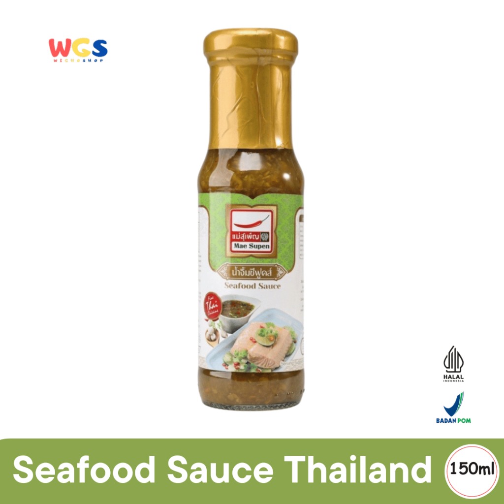 Mae Supen Seafood Sauce 150 ml – Saus Seafood Asli Thailand, Sedap & Serbaguna