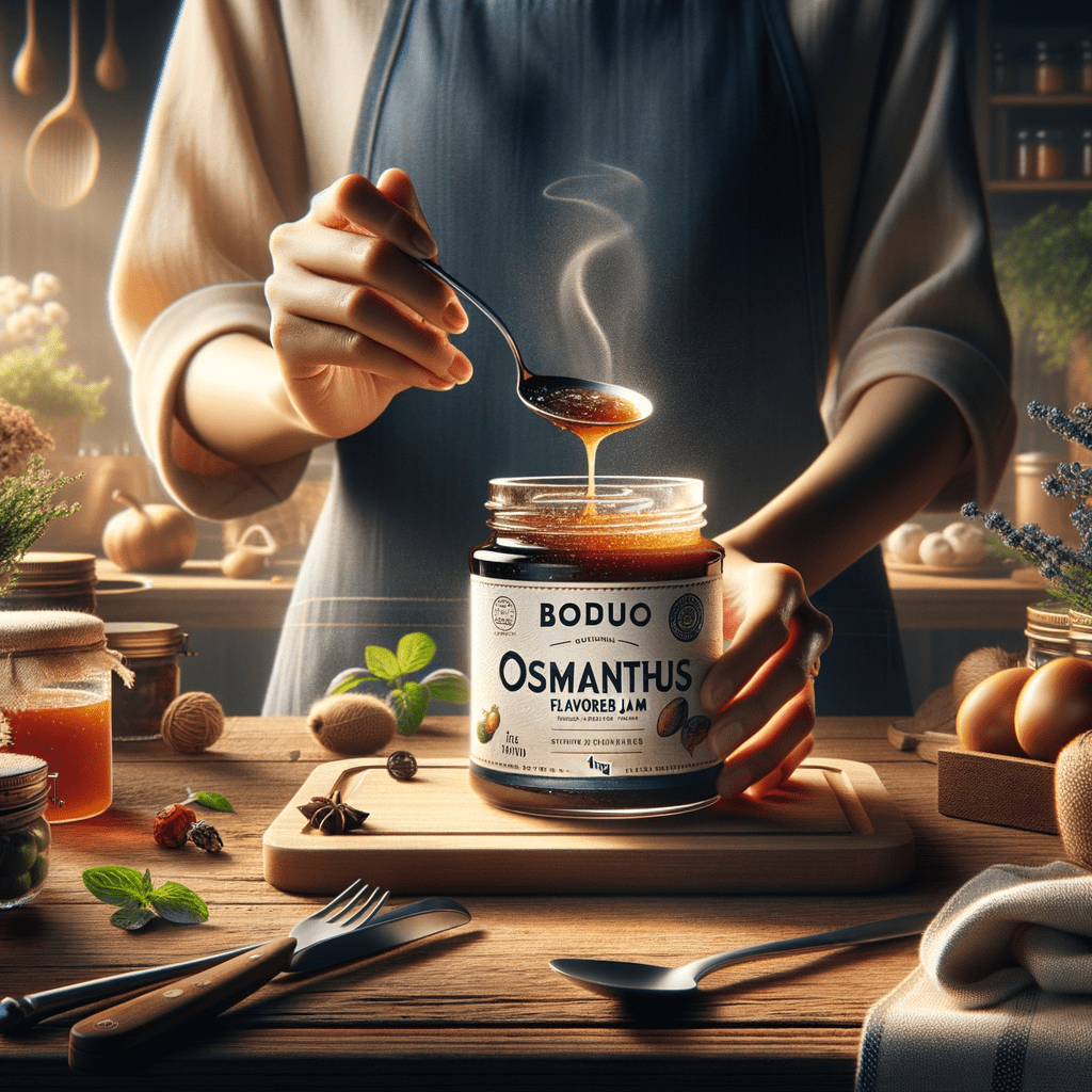 Promo BODUO Osmanthus Flavored Jam 1kg – Selai Bunga Osmanthus Premium untuk Minuman & Dessert di Wighoshop