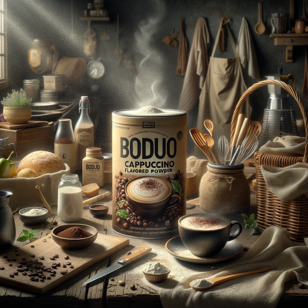 Promo BODUO Cappuccino Flavored Powder 1kg – Bubuk Cappuccino Creamy dengan Rasa Kopi Premium di Wighoshop