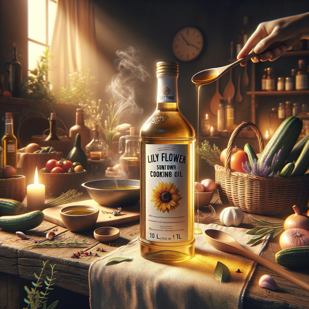 Promo Lily Flower Sunflower Cooking Oil 1L - Minyak Biji Bunga Matahari Sehat dan Berkualitas di Wighoshop