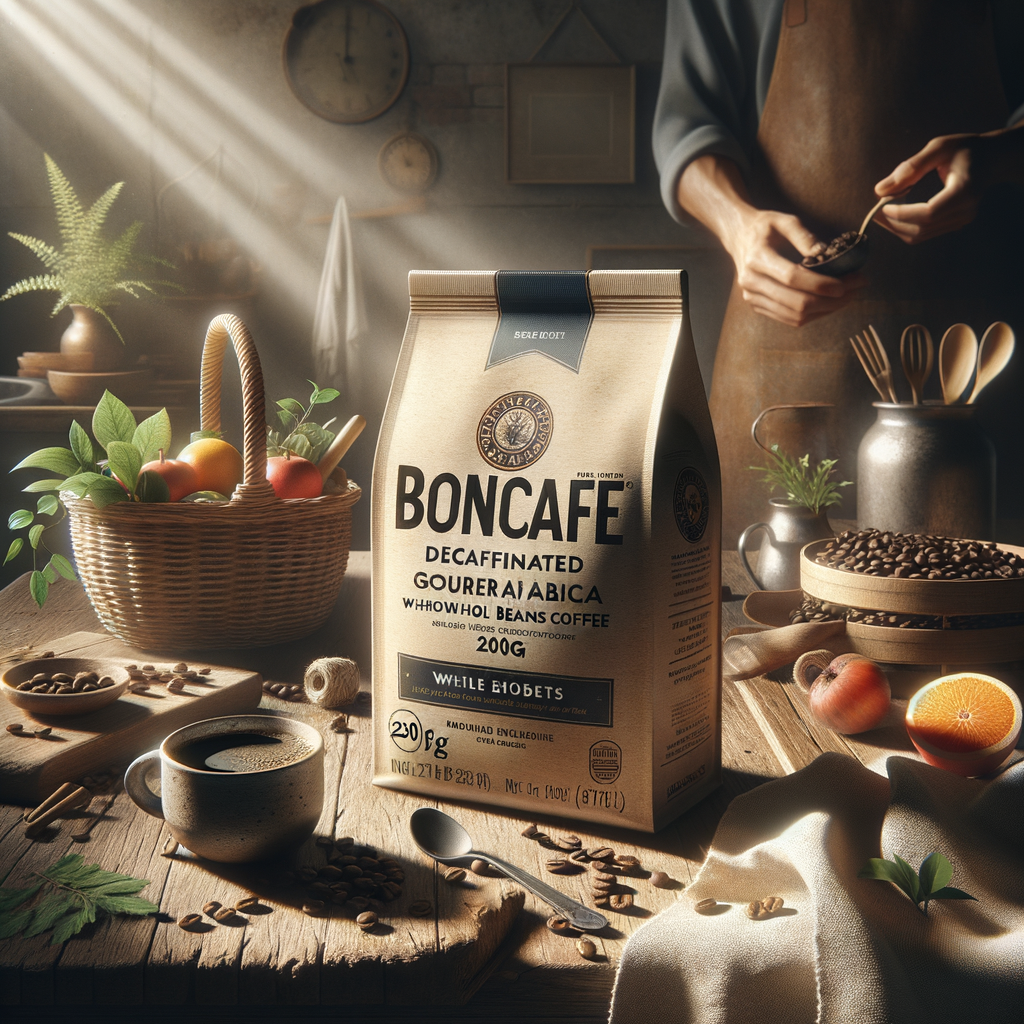 Promo BONCAFE Decaffeinated 100% Pure Gourmet Arabica Whole Beans Coffee 200g - Biji Kopi di Wighoshop
