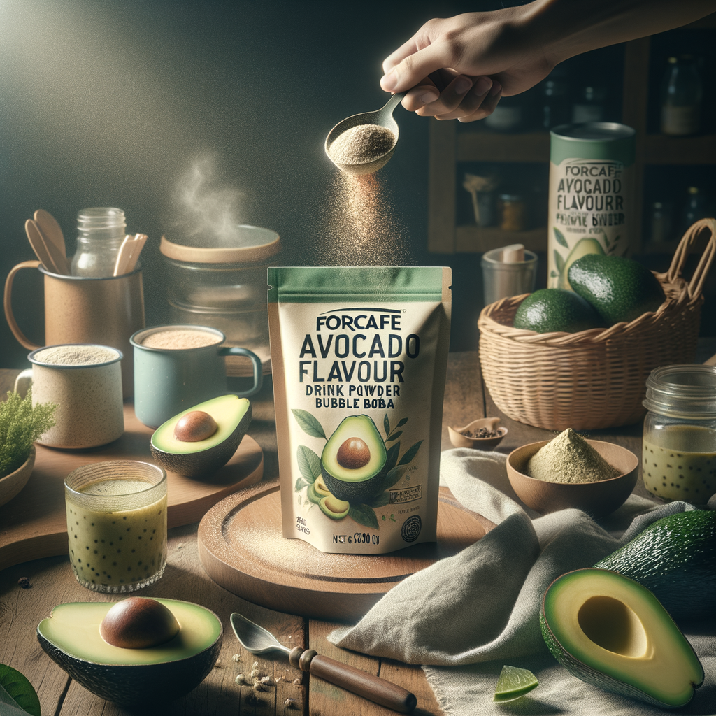 Promo Forcafe Avocado Flavour Drink Powder Bubble Boba 800g di Wighoshop