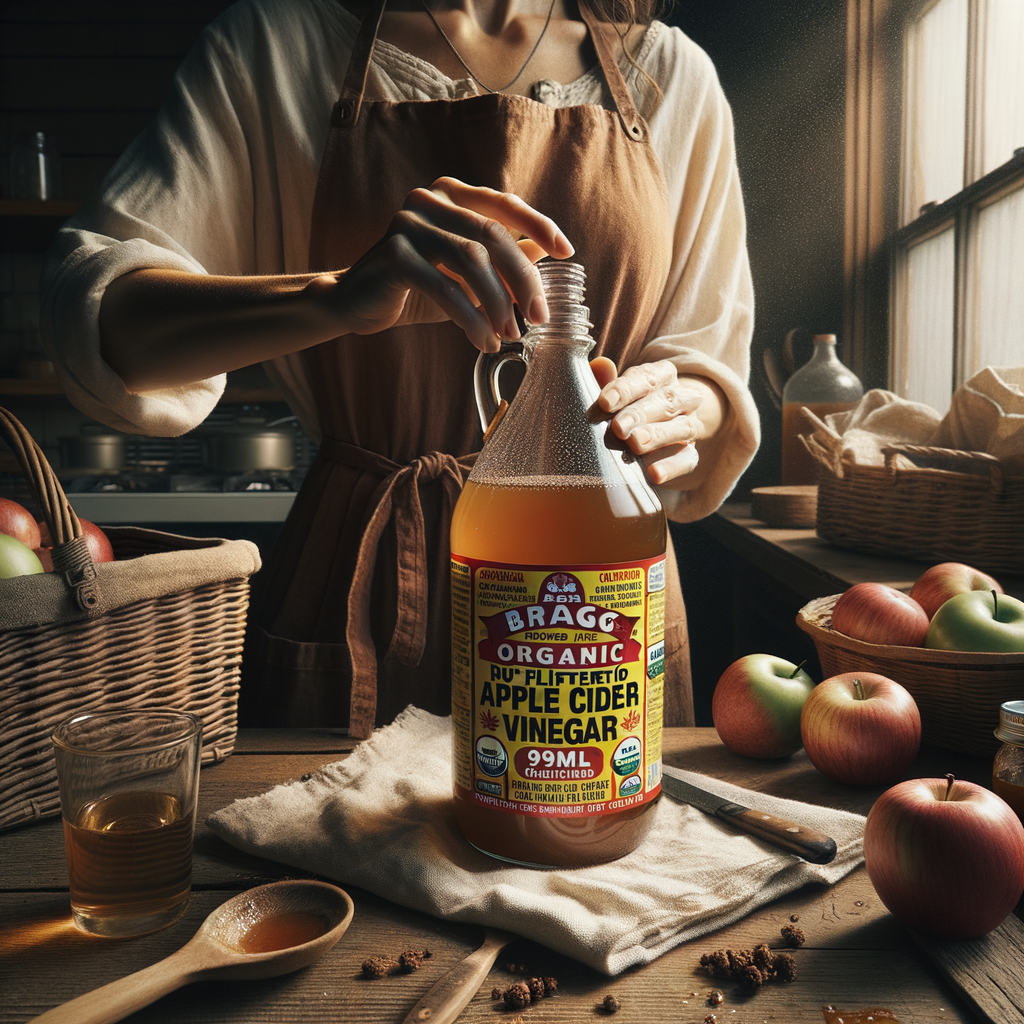 Promo Bragg Organic Raw-Unfiltered Apple Cider Vinegar With the ‘Mother’ 946ml – Cuka Apel Organik di Wighoshop