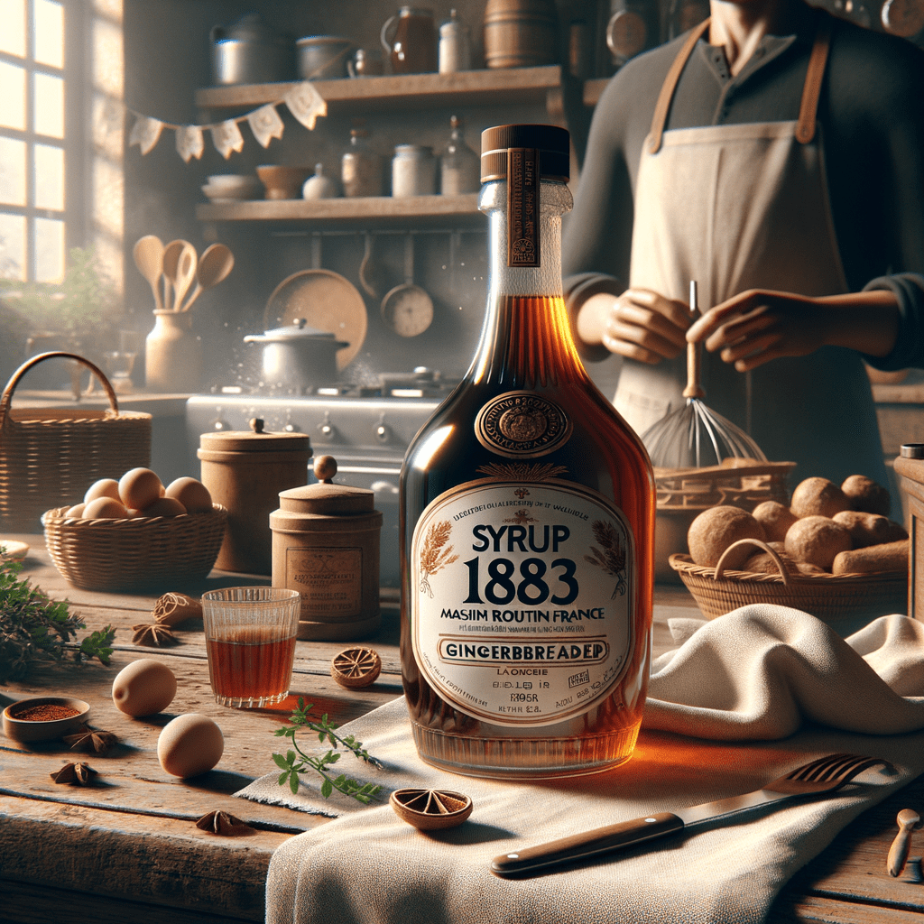 Promo Syrup 1883 Maison Routin France Gingerbread Flavored 33.8 fl oz 1ltr di Wighoshop