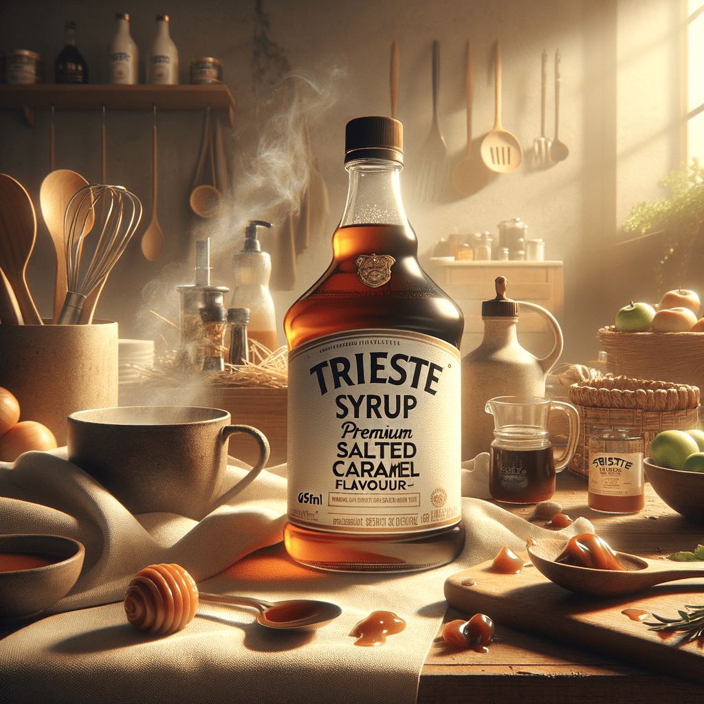 Promo Trieste Syrup Premium Salted Caramel Flavour 650ml – Sirup Karamel Asin Lezat untuk Minuman di Wighoshop