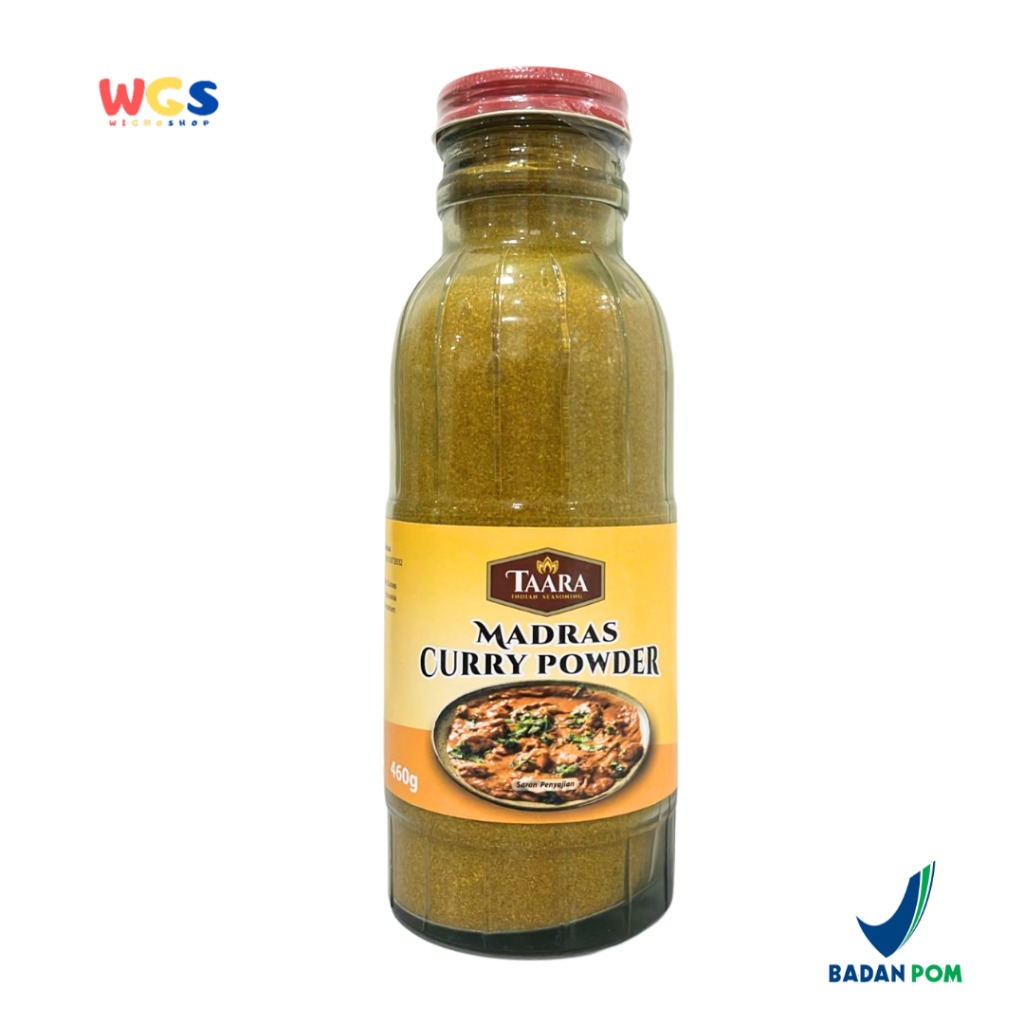 TAARA Madras Curry Powder 460g - Bumbu Kari India Autentik | Rempah Premium untuk Masakan Kari, Semur & Hidangan Eksotis | WIGHOSHOP